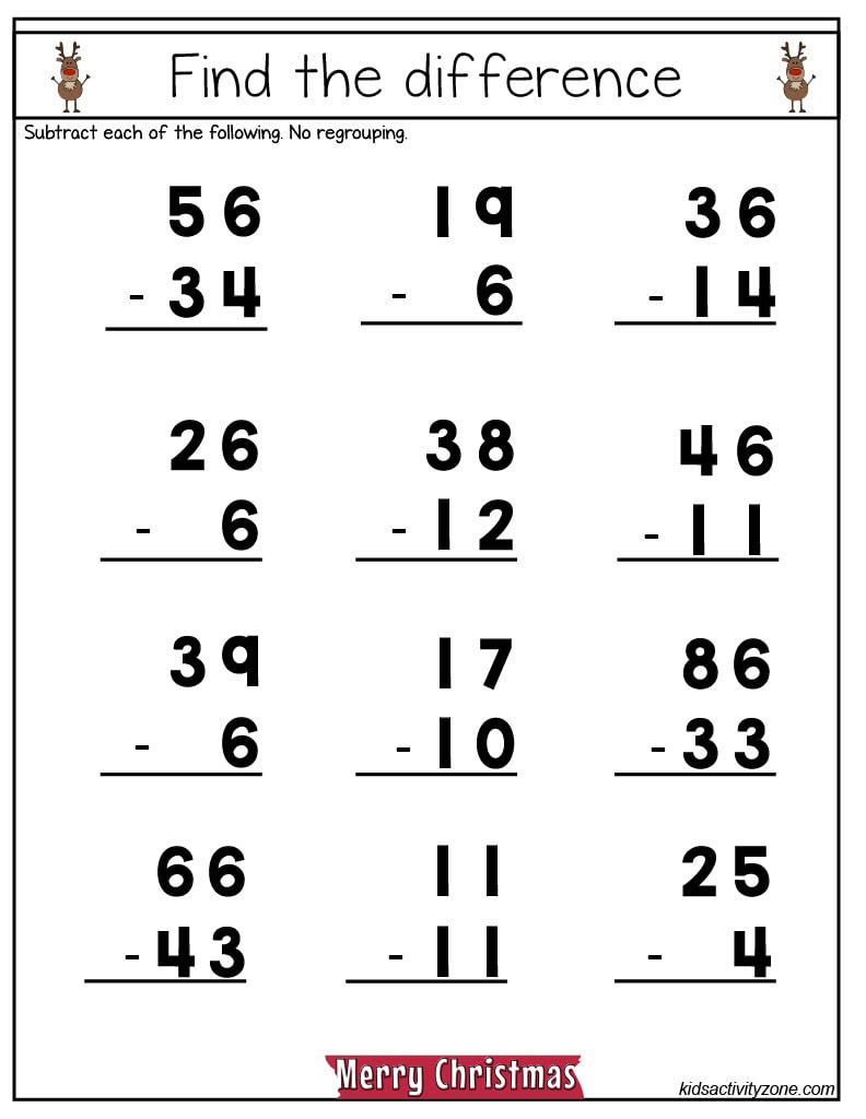 christmas math worksheets middle elmentary kids activity zone christmas math worksheets addition Christmas Math Worksheets - Middle Elmentary - Kids Activity Zone | Christmas Math Worksheets Addition
