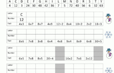 4th Grade Math Christmas Worksheets