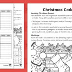 Christmas Maths Code Breaker Differentiated Worksheets | Christmas Code Breaker Worksheets