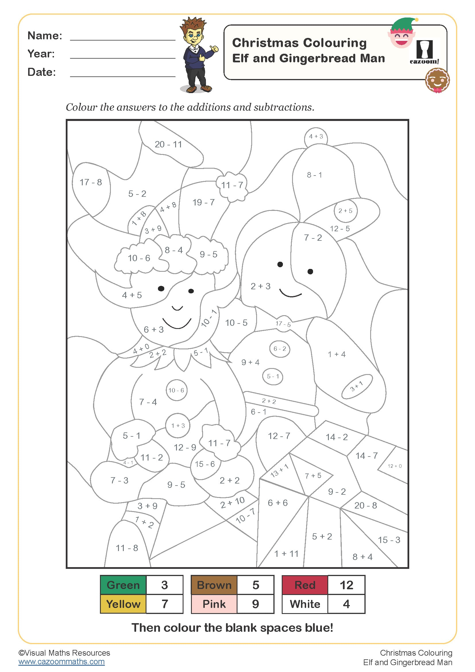 Christmas Maths Worksheets - Printable Christmas Worksheets Maths | Christmas Worksheets 6th Grade