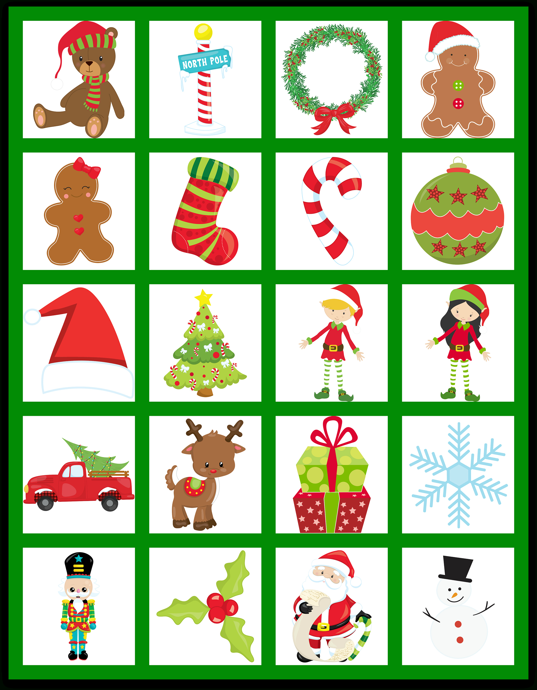 Christmas Memory Game - Free Printable - Extreme Couponing Mom | Free Printable Christmas Matching Worksheets