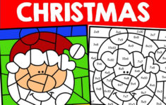 Christmas Multiplication Colornumber Code Worksheets | Made | Christmas Multiplication Color By Number Printable Worksheets