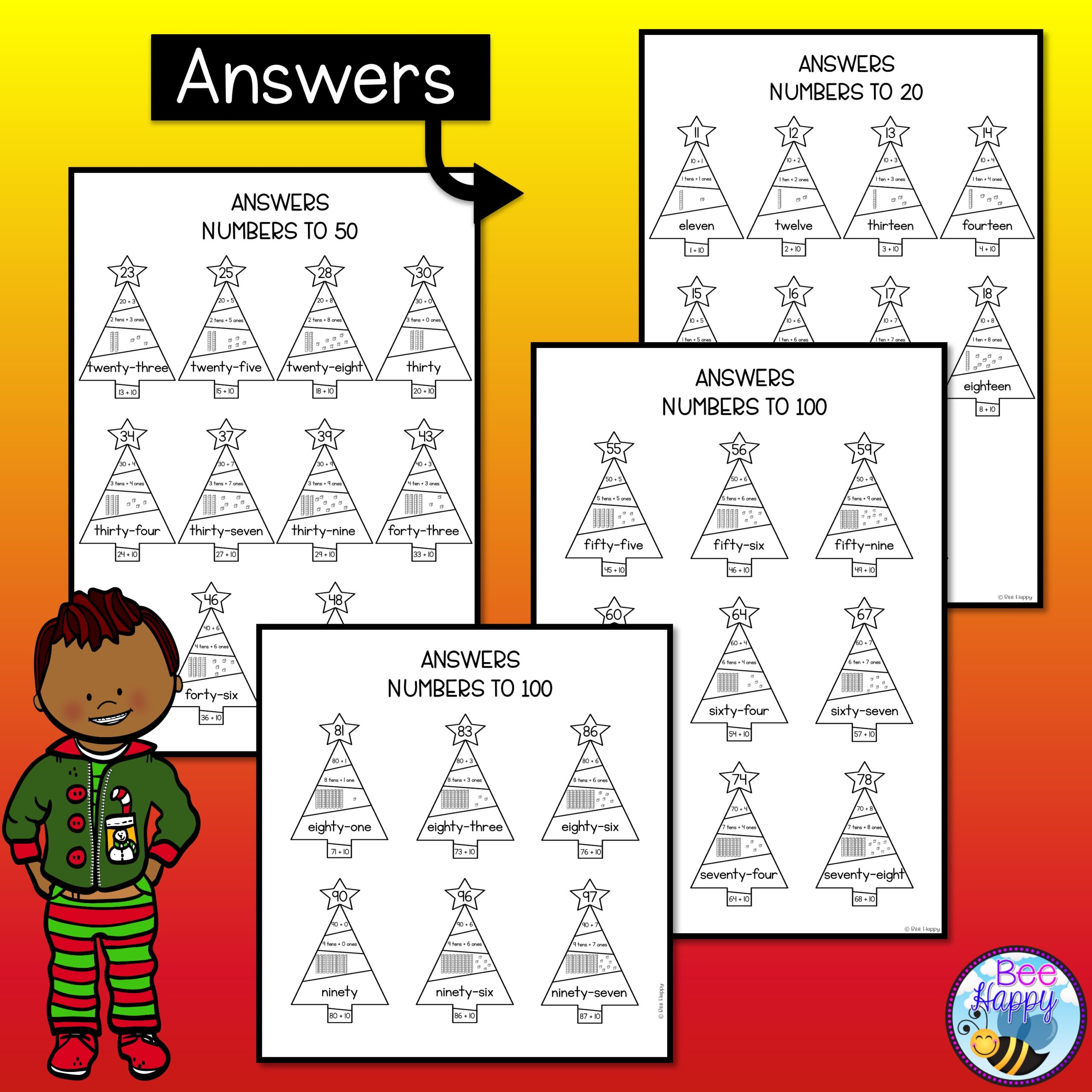 Christmas Place Value Puzzles Numbers To 99 - Australian Teachers  Marketplace | Place Value Christmas Worksheets