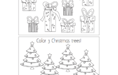 Christmas Preschool Worksheets Activities