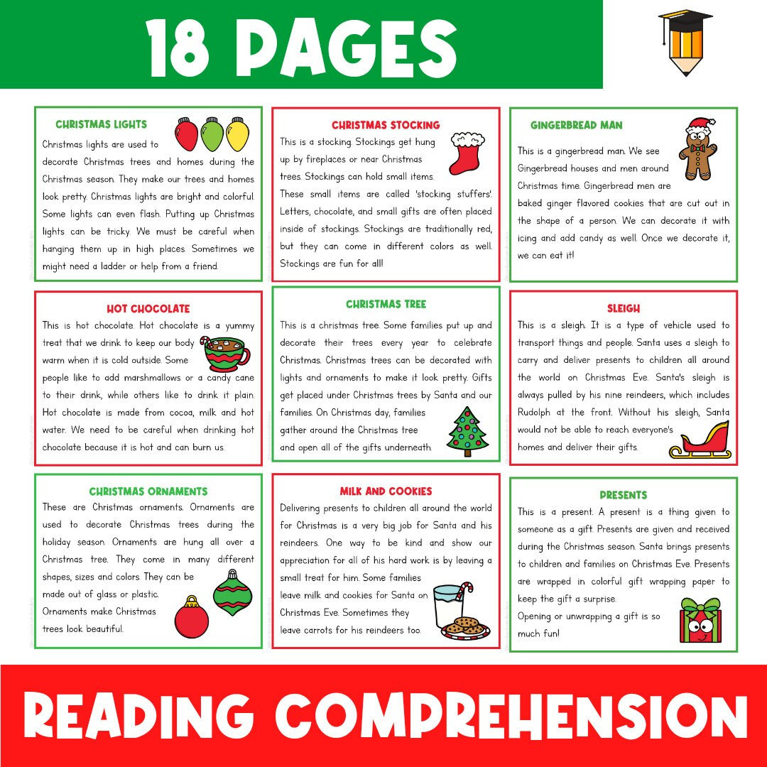 christmas reading comprehension christmas worksheets reading christmas kindergarten reading worksheets Christmas Reading Comprehension | Christmas Worksheets | Reading | Christmas Kindergarten Reading Worksheets