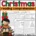 Christmas Reading Comprehension Fluency Passages And Questions | Christmas Reading Worksheets 1St Grade