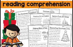 Christmas Reading Comprehension Fluency Passages And Questions | Christmas Reading Worksheets 1St Grade