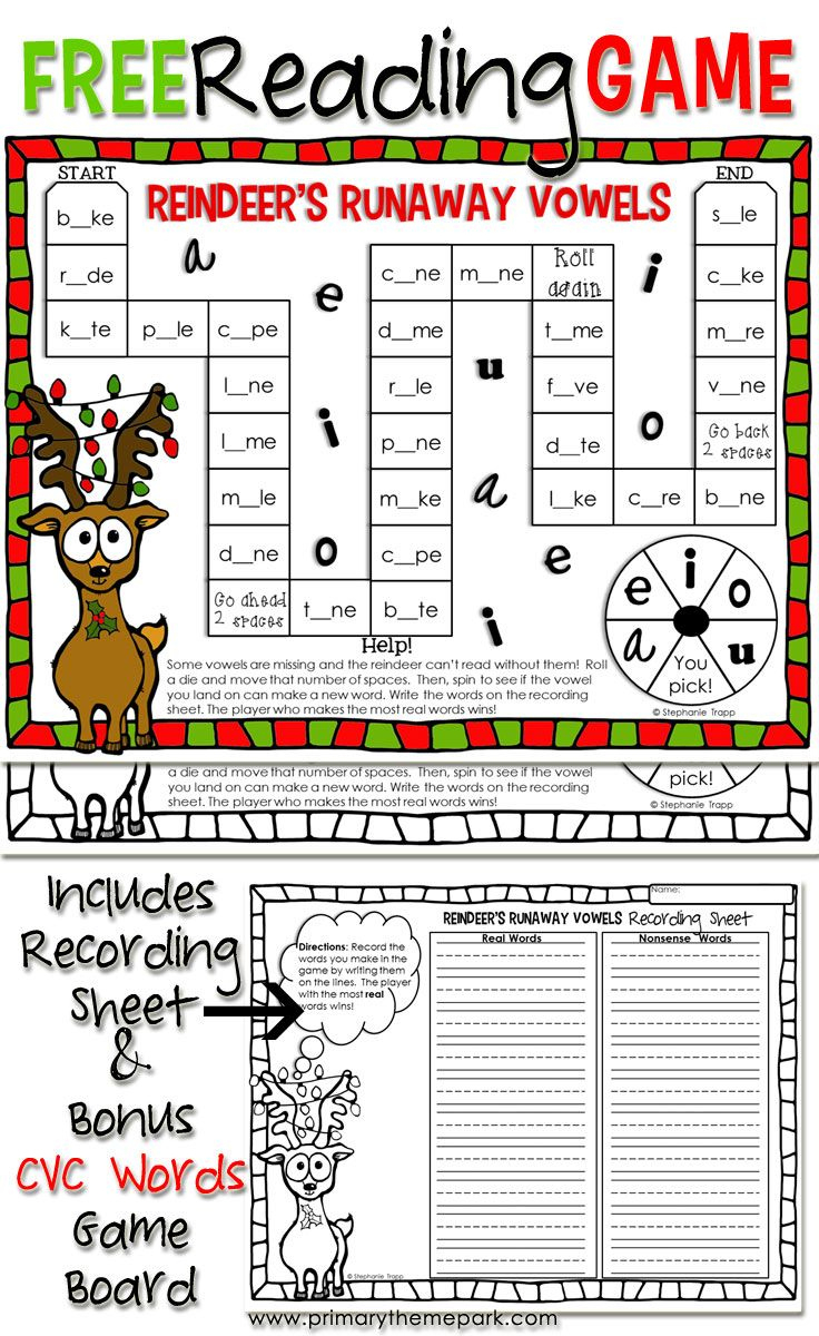 Christmas Reading Game Printable | Christmas Reading Worksheets For 2Nd Grade