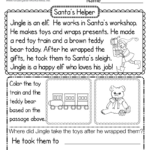 Christmas Reading Worksheet – Free Printable, Digital, & Pdf | Kindergarten Christmas Phonics Worksheets