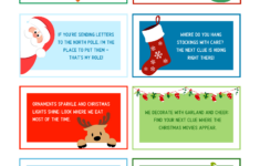 Christmas Scavenger Hunt Worksheets