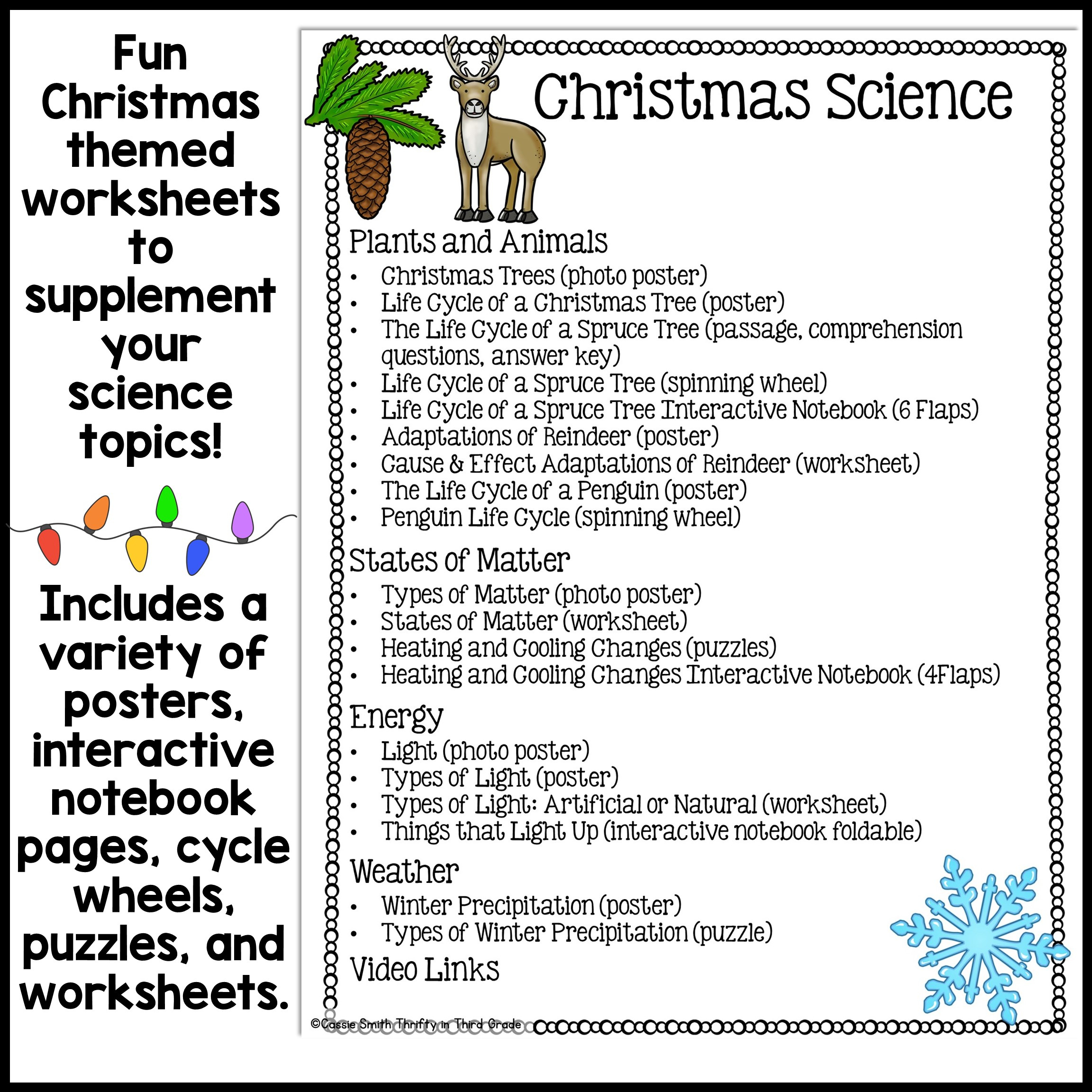 christmas science worksheets no prep plants animals matter winter the science of christmas question worksheets Christmas Science Worksheets No Prep Plants Animals Matter Winter | The Science Of Christmas Question Worksheets