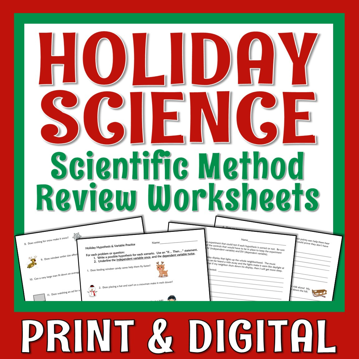 christmas science worksheets scientific method flying colors christmas science worksheets middle school Christmas Science Worksheets: Scientific Method - Flying Colors | Christmas Science Worksheets Middle School