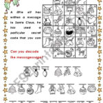Christmas Secret Code – Esl Worksheetchiaretta | Christmas Secret Code Worksheets