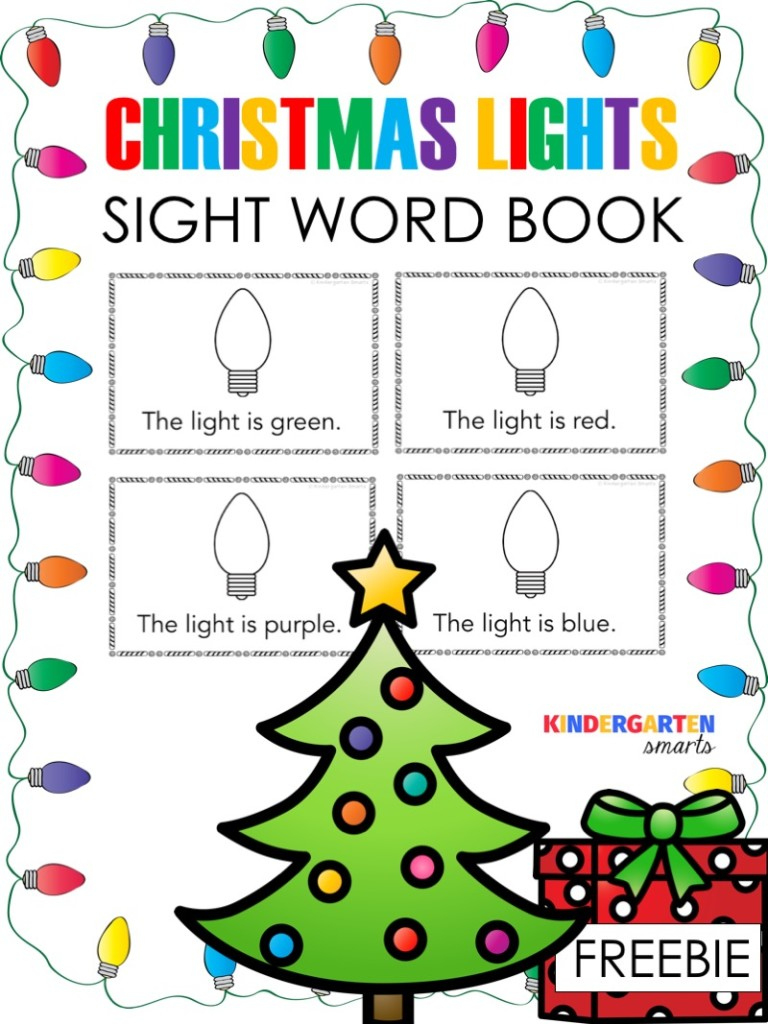 christmas sight word book with a freebie kindergarten smarts christmas sight words worksheets Christmas Sight Word Book With A Freebie - Kindergarten Smarts | Christmas Sight Words Worksheets