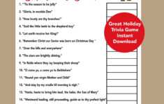 Christmas Song Trivia, Christmas Carol Trivia Game 2023, Christmas | Christmas Carol Trivia Worksheets