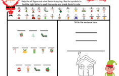 Christmas Spelling And Writing Activity | Madeteachers | Christmas Worksheets 2nd Grade