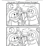 Christmas Spot The Difference Worksheet – Free Printable, Digital | Christmas Worksheets To Print