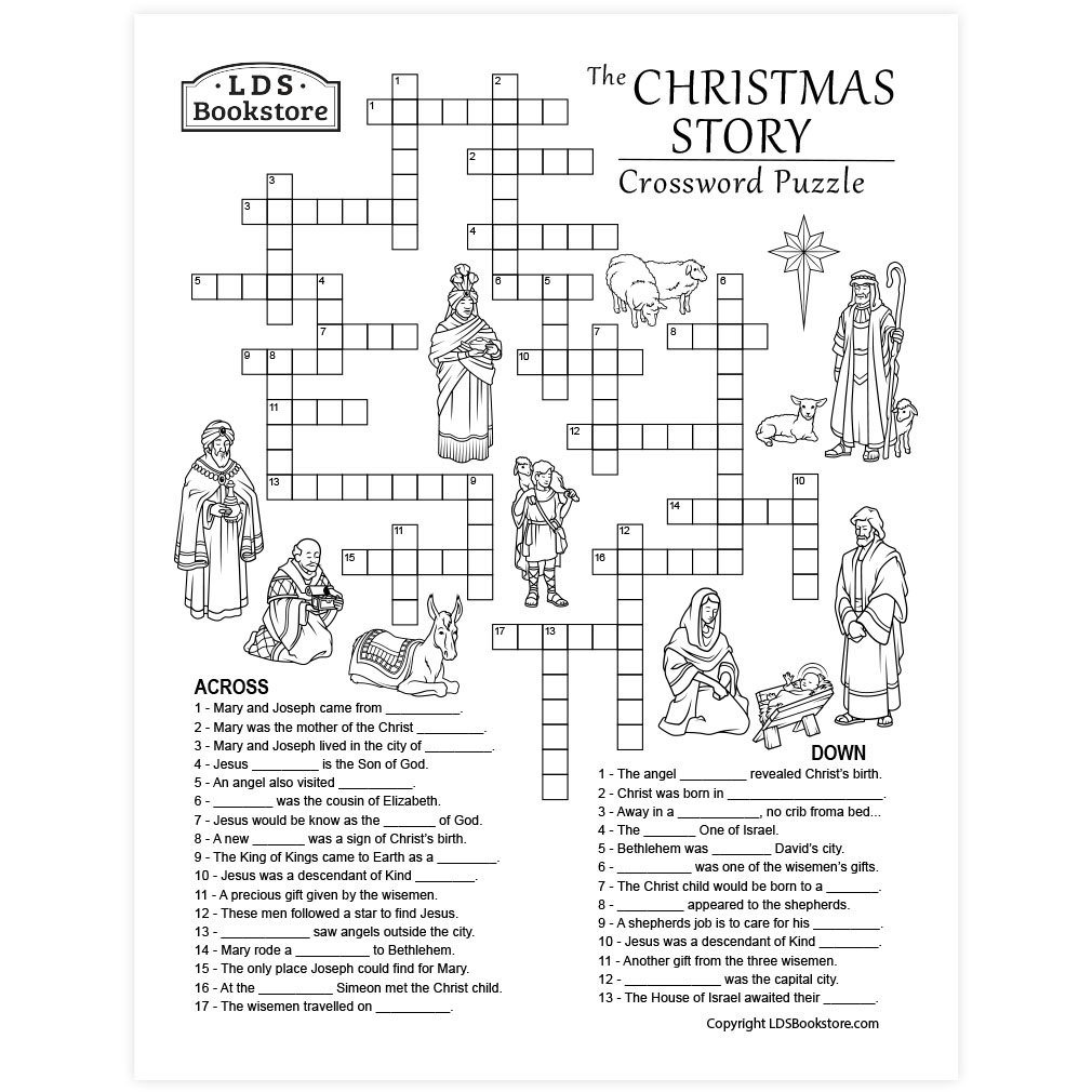 christmas story crossword puzzle printable christmas crossword puzzle worksheets Christmas Story Crossword Puzzle - Printable | Christmas Crossword Puzzle Worksheets