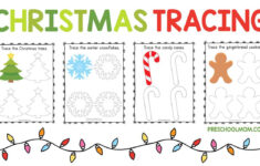 Christmas Line Tracing Worksheets Christmas Line Tracing Worksheets