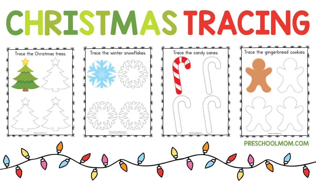 christmas symbols tracing worksheets preschool mom christmas tracing worksheets for preschool Christmas Symbols Tracing Worksheets - Preschool Mom | Christmas Tracing Worksheets For Preschool