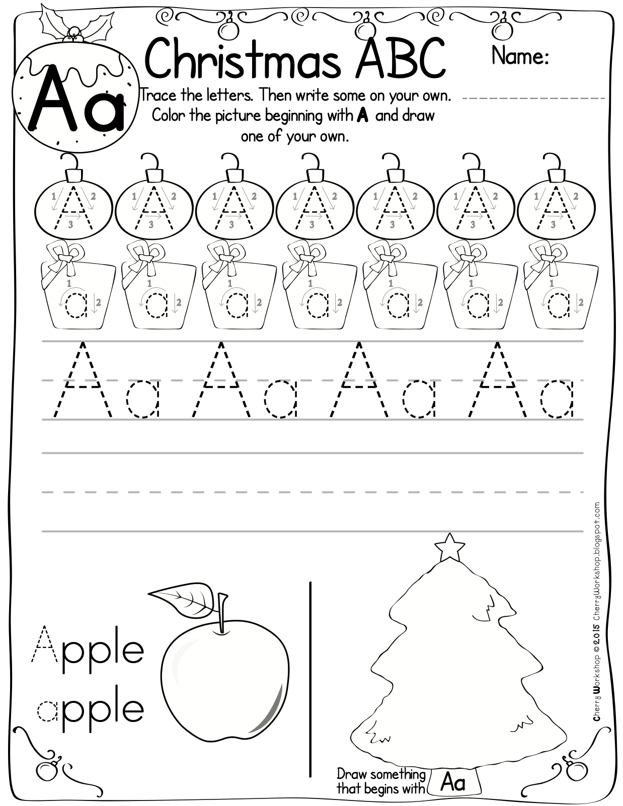christmas themed abc pracitce worksheets christmas abc worksheets for kindergarten Christmas Themed Abc Pracitce Worksheets | Christmas Abc Worksheets For Kindergarten