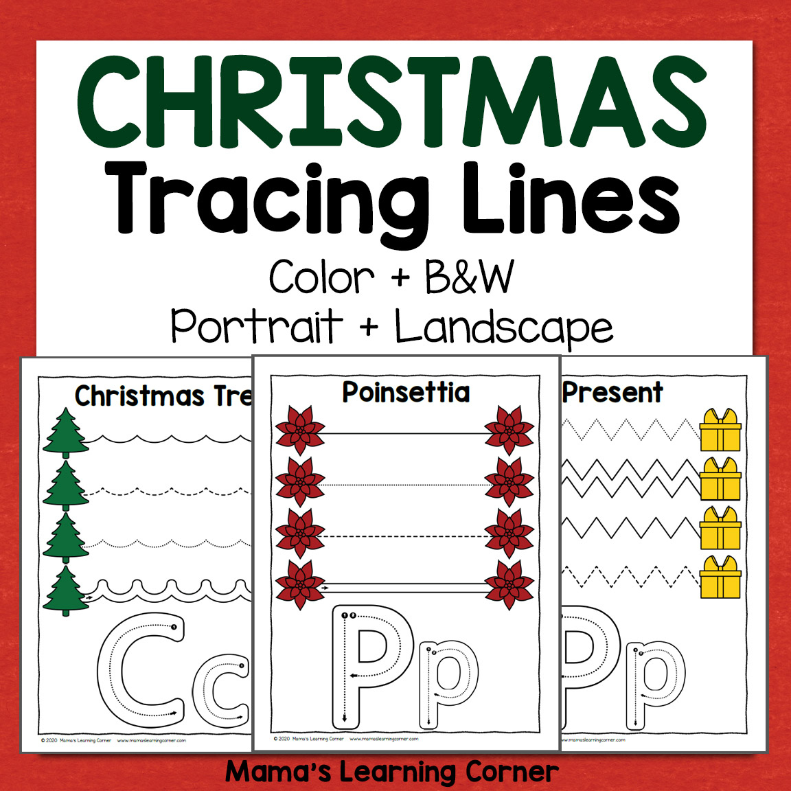 christmas tracing worksheets for preschool mamas learning corner christmas tracing worksheets preschool Christmas Tracing Worksheets For Preschool - Mamas Learning Corner | Christmas Tracing Worksheets Preschool