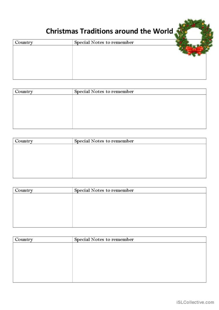 christmas traditions around the worl english esl worksheets pdf christmas traditions around the world worksheets 1 Christmas Traditions Around The Worl…: English Esl Worksheets Pdf | Christmas Traditions Around the World Worksheets