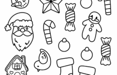 Christmas Tree Decoration – Printable Cut And Paste Worksheets For | Christmas Cut and Glue Worksheets