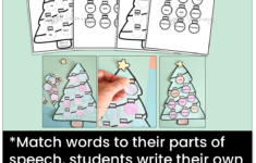 Christmas Parts of Speech Worksheets Christmas Parts of Speech Worksheets