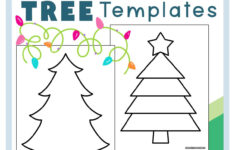 Christmas Tree Template (Free Printables) - Superstar Worksheets | How To Decorate A Christmas Tree Worksheets