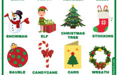 Christmas Vocabulary Free English Vocabulary Resources Flashcards | Christmas Words Alphabetical Order Worksheets