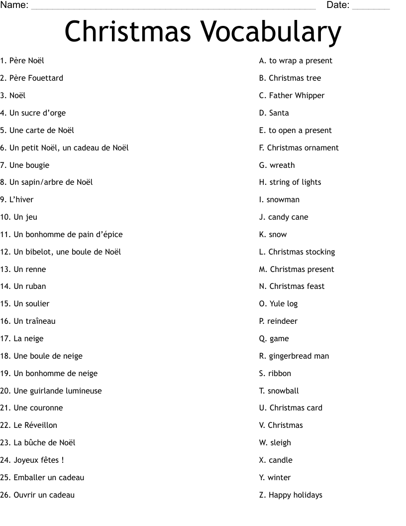 christmas vocabulary worksheet wordmint printable christmas vocabulary worksheets Christmas Vocabulary Worksheet - Wordmint | Printable Christmas Vocabulary Worksheets