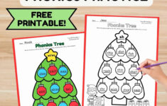 Free Christmas Phonics Worksheets