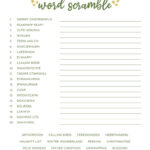 Christmas Word Scrambles – 15 Free Printables | Printabulls | Christmas Unscramble Worksheets For Adults