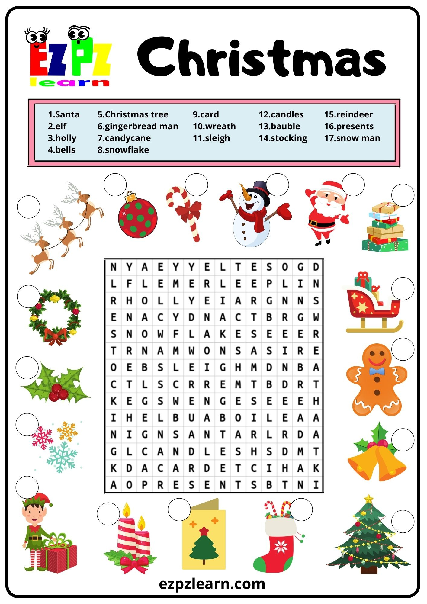 christmas word search 2 ezpzlearn word search worksheets christmas Christmas Word Search 2 - Ezpzlearn | Word Search Worksheets Christmas