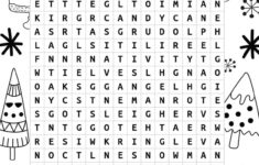 Christmas Worksheets Word Search