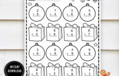 Christmas Worksheet Multiplication- "Math Worksheets" Winter | Christmas Multiplication Math Worksheets