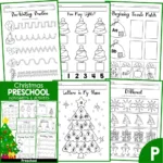 Christmas Worksheets For Preschool – No Prep – In My World | Beginning Sounds Christmas Worksheets