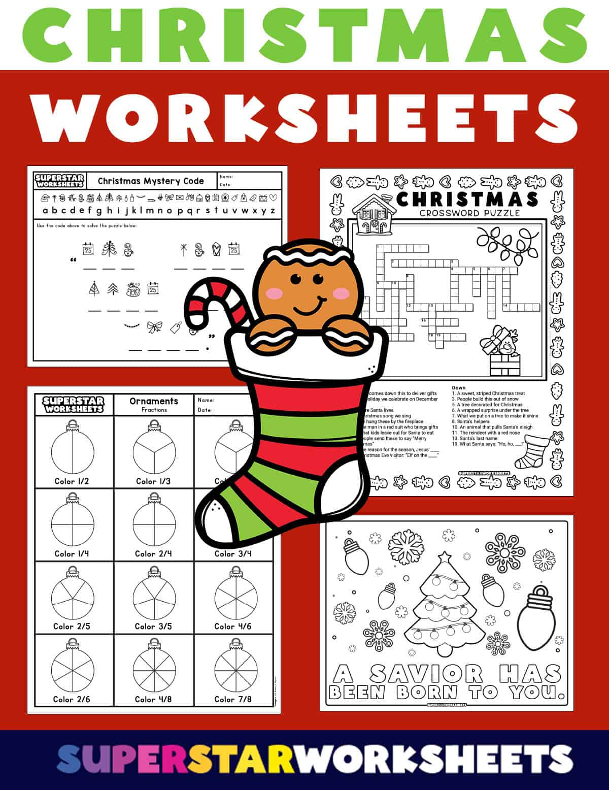 Christmas Worksheets (Free Printables) - Superstar Worksheets | Free Printable Christmas Worksheets For 6Th Grade