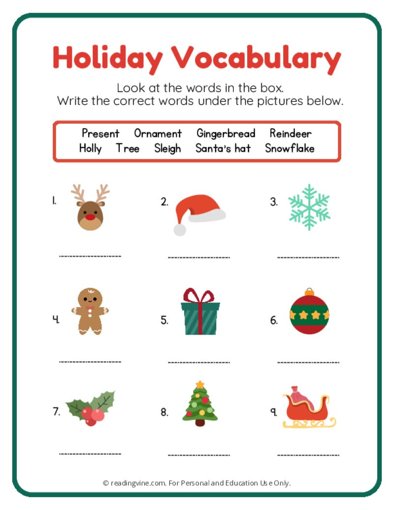 christmas worksheets readingvine christmas activities worksheets Christmas Worksheets - Readingvine | Christmas Activities Worksheets