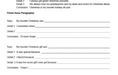 Christmas Writing Activities - Worksheets Library | Christmas Worksheets For High School