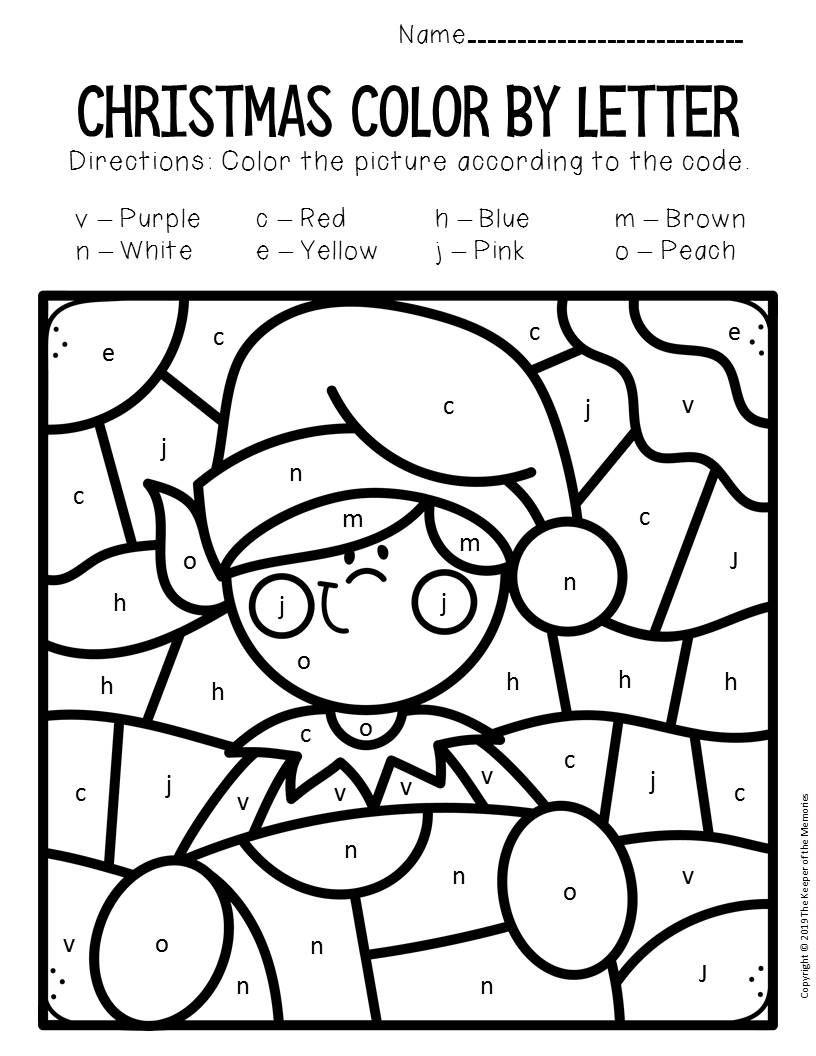 colorlowercase letter christmas preschool worksheets color by letter christmas worksheets Colorlowercase Letter Christmas Preschool Worksheets | Color By Letter Christmas Worksheets