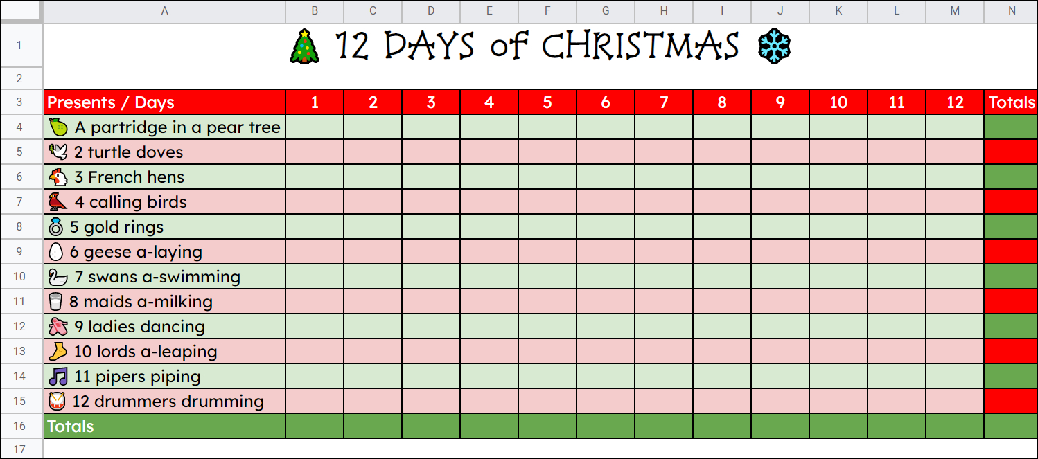control alt achieve 12 days of christmas guided math activity 12 days of christmas statistics worksheets Control Alt Achieve: 12 Days Of Christmas - Guided Math Activity | 12 Days Of Christmas Statistics Worksheets