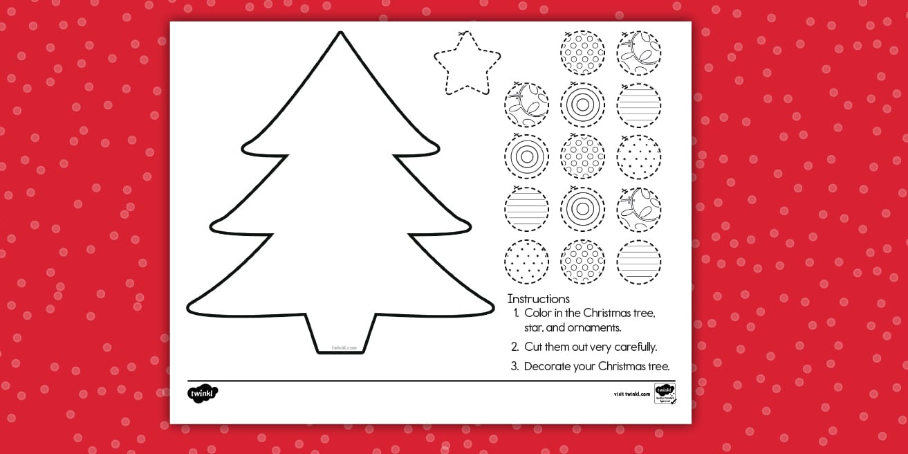 decorate a christmas tree cut and paste worksheet cut and paste christmas tree worksheets Decorate A Christmas Tree Cut And Paste Worksheet | Cut And Paste Christmas Tree Worksheets