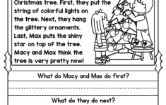 1st Grade Christmas Reading Comprehension Worksheets 1st Grade Christmas Reading Comprehension Worksheets
