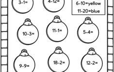 Easy Christmas Math Worksheets - Free! - Kids Activity Zone | Addition And Subtraction Christmas Worksheets