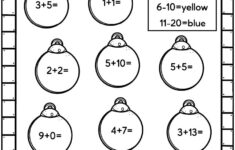 Easy Christmas Math Worksheets – Free! – Kids Activity Zone | Christmas Addition Worksheets For Kindergarten