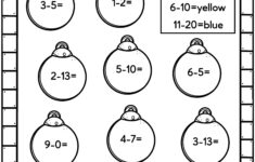 Easy Christmas Math Worksheets - Free! - Kids Activity Zone | Christmas Math Worksheets For 2nd Grade