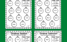 Free Christmas Subtraction Worksheets Free Christmas Subtraction Worksheets