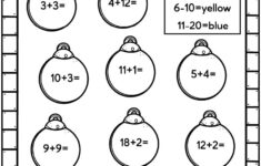 Easy Christmas Math Worksheets – Free! – Kids Activity Zone | Free Math Worksheets Christmas